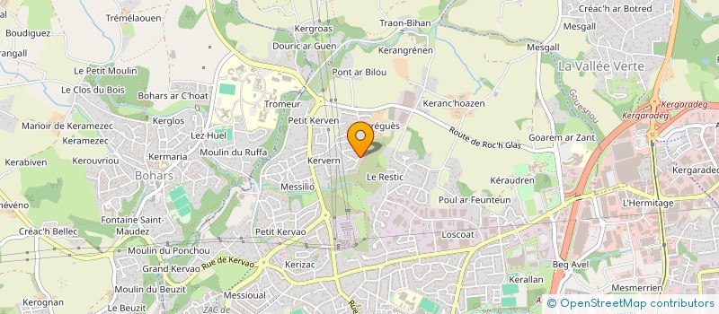 localisation de l'entreprise MADAME REBECCA LACROIX à QUIMPER