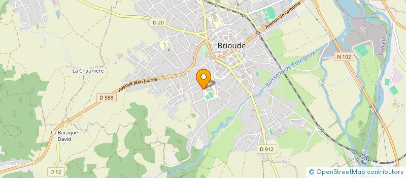 localisation de l'entreprise MADAME REBECCA LANG  BRIOUDE