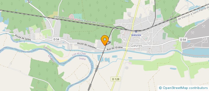 localisation de l'entreprise MADAME REBECCA LEMEUX  GIEVRES