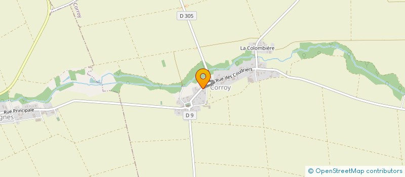 localisation de l'entreprise MADAME REBECCA LEPEZ  CORROY