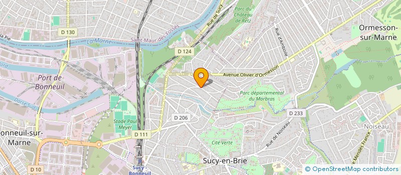 localisation de l'entreprise MADAME REBECCA LEVIN  SUCY-EN-BRIE