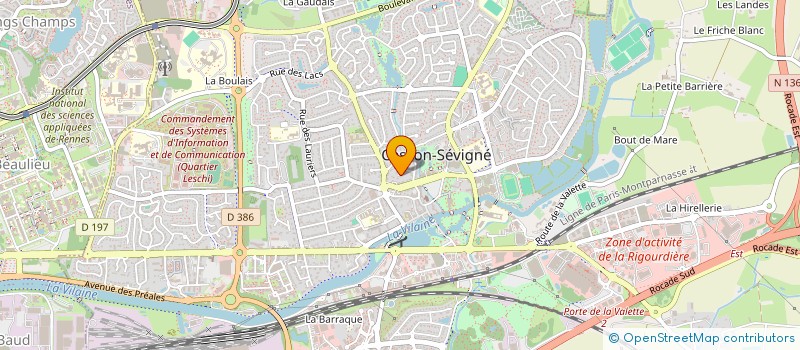 localisation de l'entreprise MADAME REBECCA MALAT  CESSON-SEVIGNE