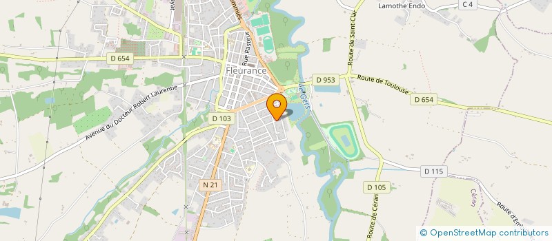 localisation de l'entreprise MADAME REBECCA MARIS  FLEURANCE