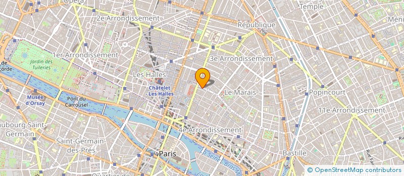 localisation de l'entreprise MADAME REBECCA MARTIN  PARIS