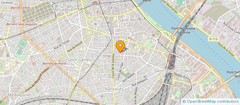 localisation de l'entreprise MADAME REBECCA MBADINGA ONDO  BORDEAUX