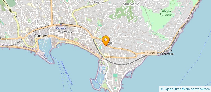 localisation de l'entreprise MADAME REBECCA MELLUL à CANNES
