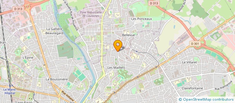 localisation de l'entreprise MADAME REBECCA MIAKATSINDILA  LE MANS