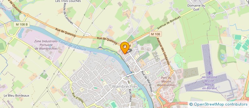 localisation de l'entreprise MADAME REBECCA MILLOT  WAMBRECHIES