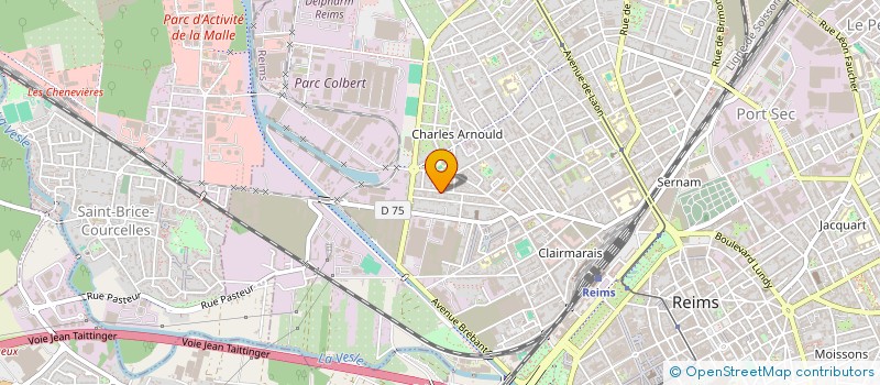 localisation de l'entreprise MADAME REBECCA MOUREAU  REIMS