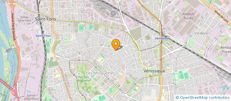 localisation de l'entreprise MADAME REBECCA MOUTAL  VENISSIEUX