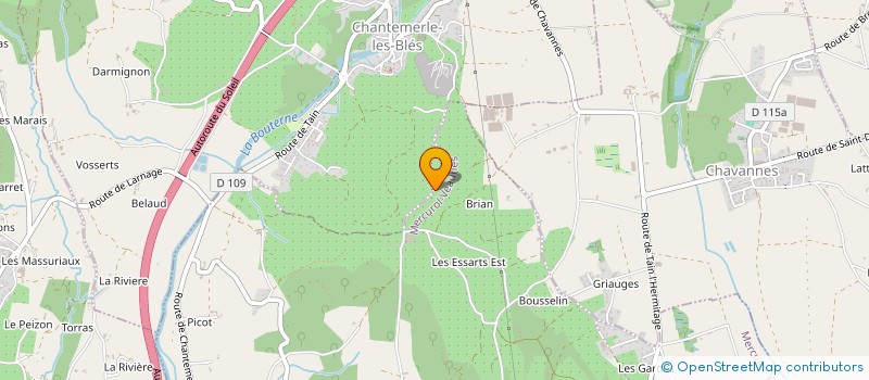 localisation de l'entreprise MADAME REBECCA MUELLER à MERCUROL-VEAUNES