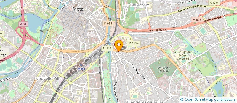 localisation de l'entreprise MADAME REBECCA NOEL  METZ