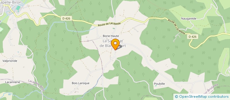 localisation de l'entreprise MADAME REBECCA NORMAND à BLANQUEFORT-SUR-BRIOLANCE