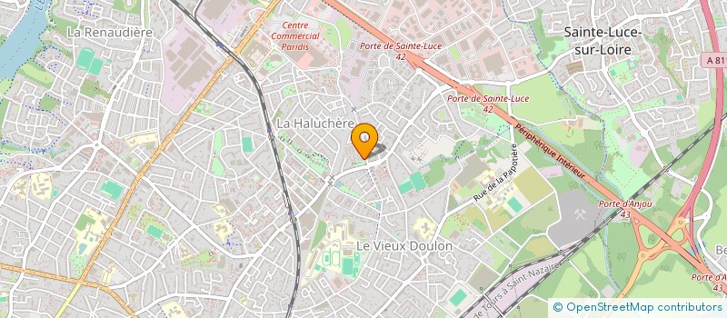 localisation de l'entreprise MADAME REBECCA OZIOL  NANTES