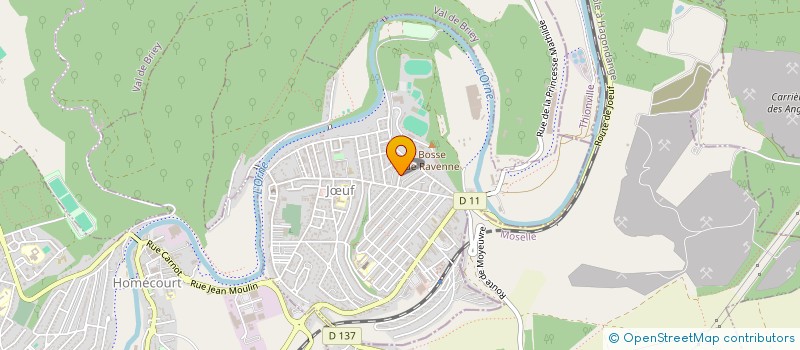 localisation de l'entreprise MADAME REBECCA PANCHERI  JUF