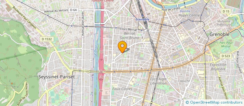 localisation de l'entreprise MADAME REBECCA POUSTIS à GRENOBLE