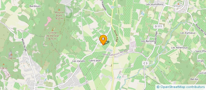 localisation de l'entreprise MADAME REBECCA PRICE  SAINT-SATURNIN-LES-APT