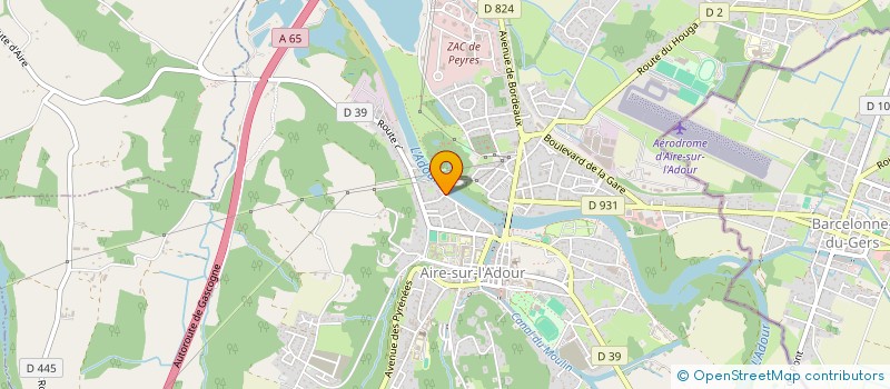 localisation de l'entreprise MADAME REBECCA RANG  AIRE-SUR-L'ADOUR