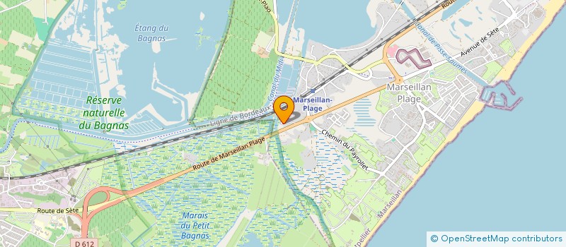 localisation de l'entreprise MADAME REBECCA ROJO à MARSEILLAN