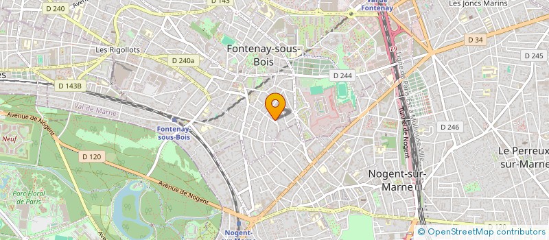 localisation de l'entreprise MADAME REBECCA SELOSSE à FONTENAY-SOUS-BOIS