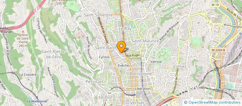 localisation de l'entreprise MADAME REBECCA SIOU à NICE
