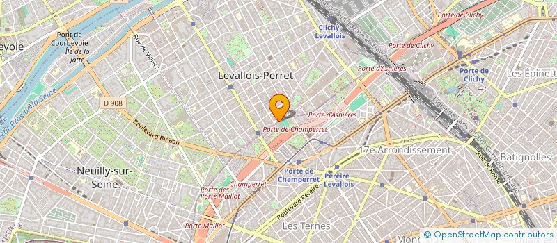 localisation de l'entreprise MADAME REBECCA SPORTES à LEVALLOIS-PERRET