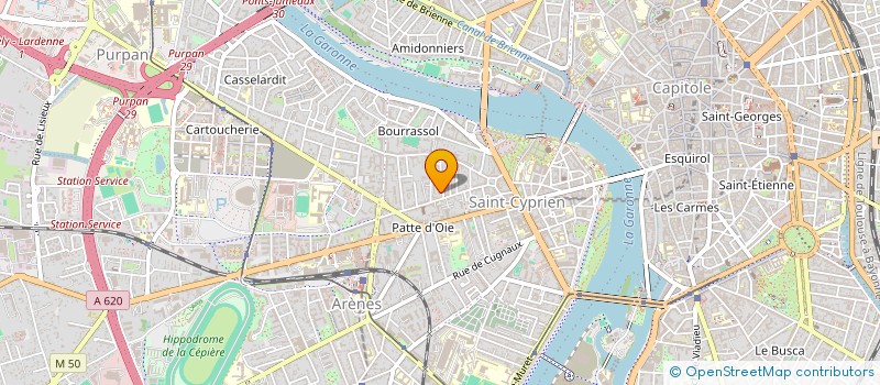 localisation de l'entreprise MADAME REBECCA STEVENDART  TOULOUSE