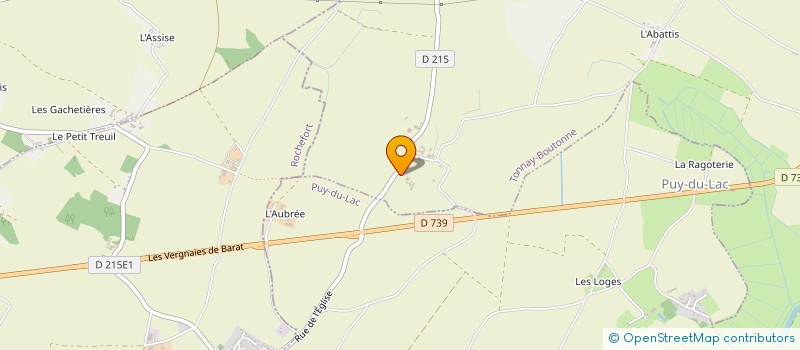 localisation de l'entreprise MADAME REBECCA STRANGE  TONNAY-BOUTONNE