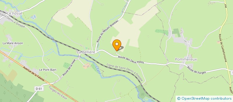 localisation de l'entreprise MADAME REBECCA TAYLER  LA BELLIERE