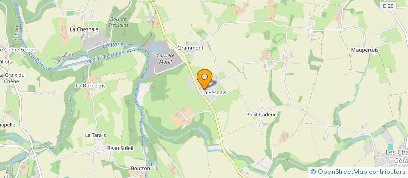 localisation de l'entreprise MADAME REBECCA THOROGOOD  SAINT-JUVAT