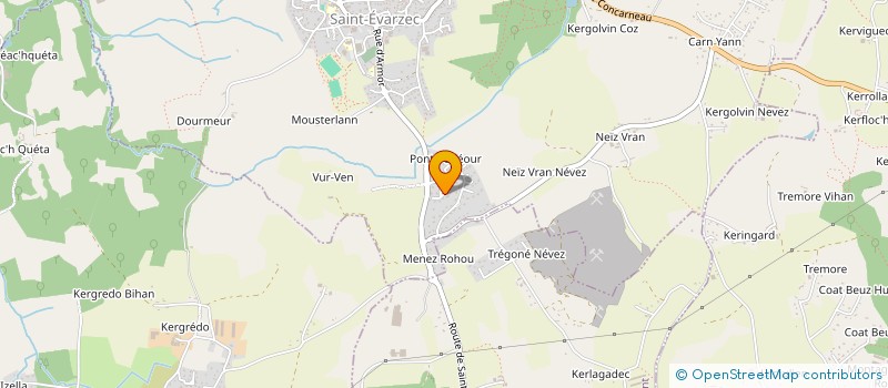 localisation de l'entreprise MADAME REBECCA THUREAU à SAINT-EVARZEC