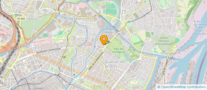 localisation de l'entreprise MADAME REBECCA-VICTORIA SANSOTTA à STRASBOURG