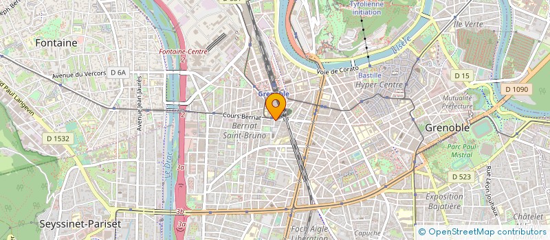 localisation de l'entreprise MADAME REBECCA VIGNON à GRENOBLE