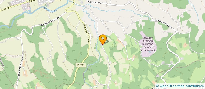 localisation de l'entreprise MADAME REBECCA VOLLE  HAUTERIVES