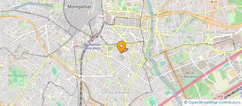 localisation de l'entreprise MADAME REBECCA WILLIAMS à MONTPELLIER