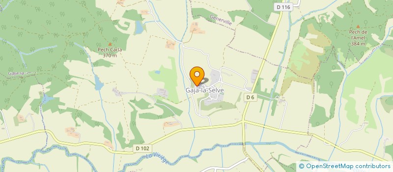 localisation de l'entreprise MADAME REBECCA WITHAM  GAJA-LA-SELVE