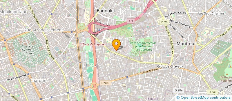 localisation de l'entreprise MADAME REBEKKA DEUBNER  BAGNOLET