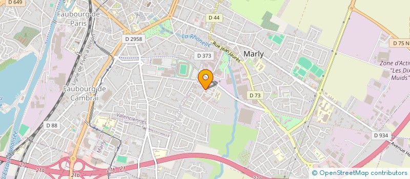 localisation de l'entreprise MADAME REBIHA BERGHOUT  MARLY