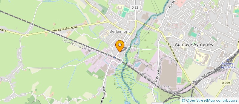 localisation de l'entreprise MADAME REBIHA KACIMI  BERLAIMONT