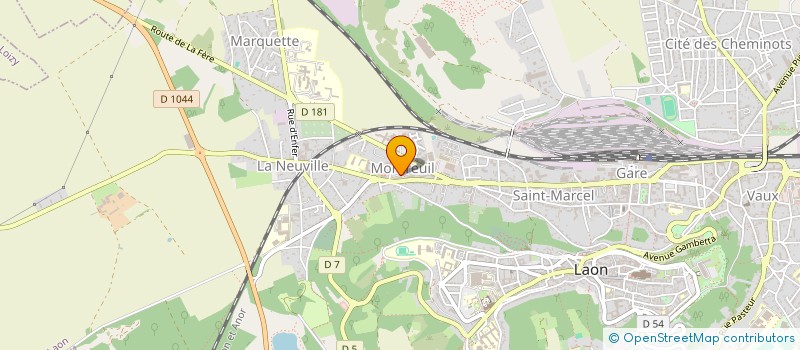 localisation de l'entreprise MADAME RECHE MBOUMBA BISSEYOU  MURET