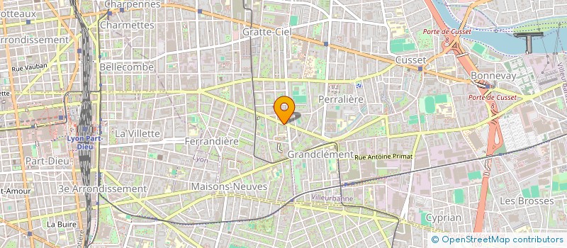 localisation de l'entreprise MADAME REDET ABEBE HIREHASSA  VILLEURBANNE