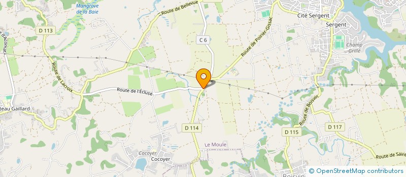 localisation de l'entreprise MADAME REDINE MOUTOUSSAMY à LE MOULE