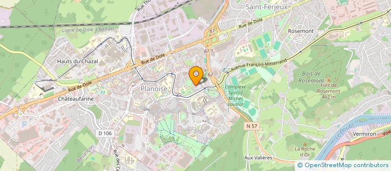 localisation de l'entreprise MADAME REFIK HRUSTIC  BESANCON