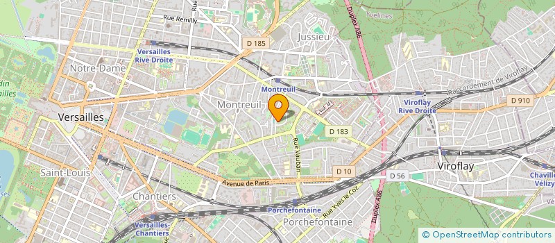 localisation de l'entreprise MADAME REFKA CHERNI à VERSAILLES