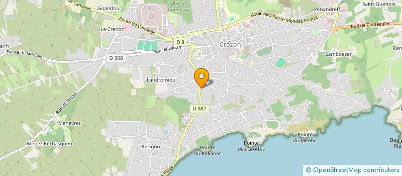 localisation de l'entreprise MADAME REGIME PITA  CROZON