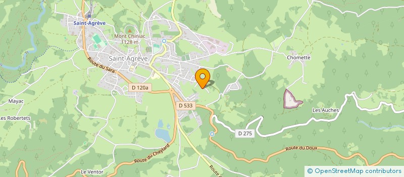 localisation de l'entreprise MADAME REGINA GAVLITSKA  SAINT-AGREVE