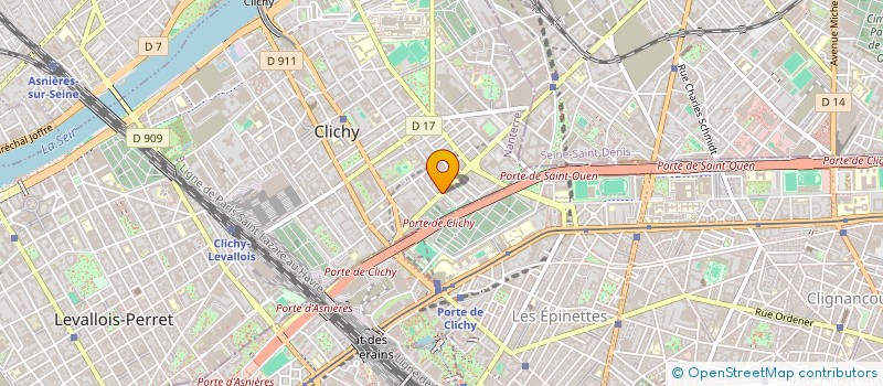 localisation de l'entreprise MADAME REGINA KORAL à CLICHY