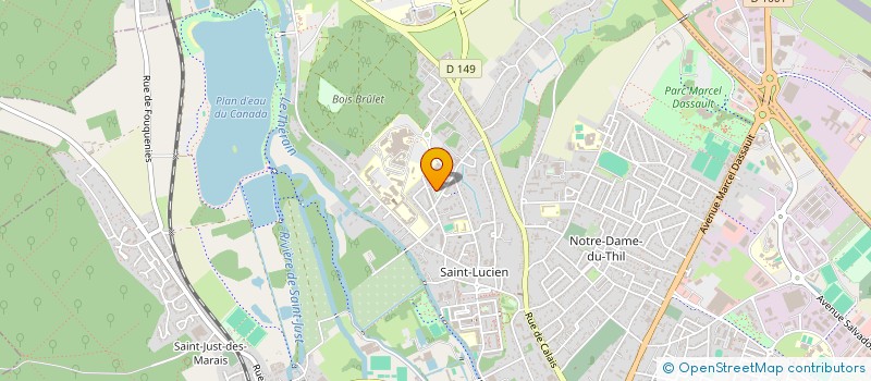 localisation de l'entreprise MADAME REGINA SAJATKOLOVA  BEAUVAIS