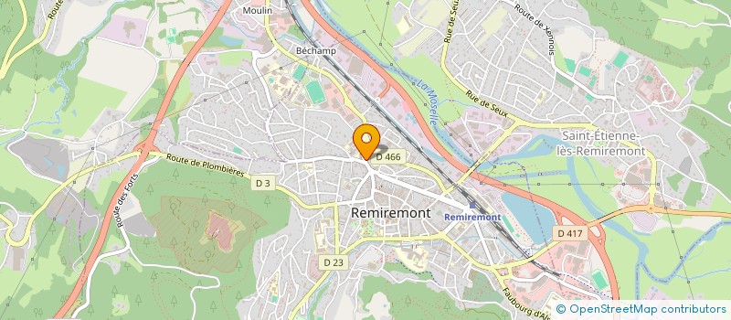 localisation de l'entreprise MADAME REGINA STENACKER à REMIREMONT