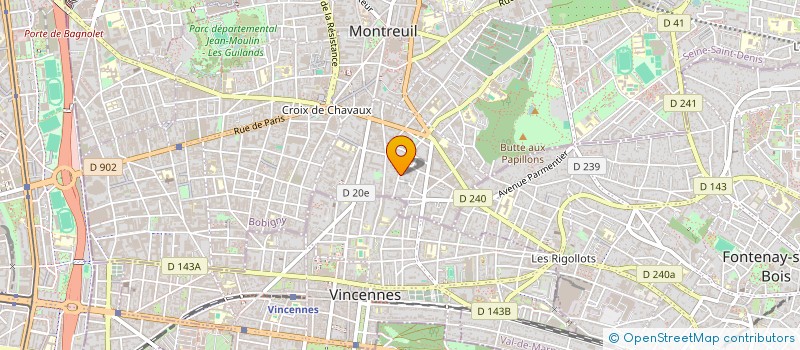 localisation de l'entreprise MADAME REGINE ABITBOL à MONTREUIL